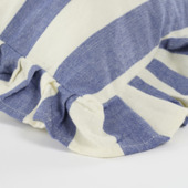 Kussen blauw - l70xb50xh10cm