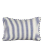 Kussen streep blauw - l55xb35xh10cm