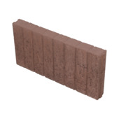 Stonewish palissade quadroband 6 x 25 x 50 cm beton bruin