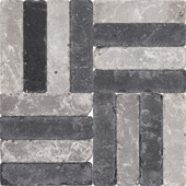 Stonewish Avenue klinker getrommeld Smook 20 x 5 x 7 cm grijs/antraciet