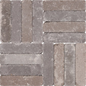 Stonewish Avenue klinker getrommeld sand 20 x 5 x 7 cm grijs/bruin