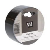 KARWEI klus- en reparatietape zwart 10 m x 38 mm