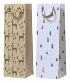 Decoris giftbag papier diverse kerst patronen