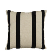 Kussen streep antraciet - l45xb45xh10cm