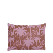 Kussen palmboom paars - l35xb25xh10cm