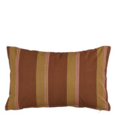 Kussen streep donker bruin - l55xb35xh10cm