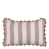 Kussen streep paars - l55xb35xh10cm