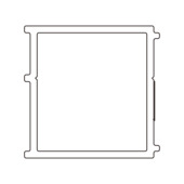 Sealskin Seev Verbredingsprofiel 2,25 cm x 195 cm Zilver Hoogglans