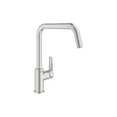 Grohe keukenkraan Start hoge U-uitloop QuickFix supersteel (RVS look)