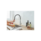 Grohe Keukenkraan Feel met Spoelkraan Chroom