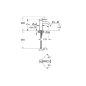 Grohe Colours Wastafelkraan Essence New S RVS