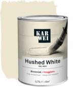 KARWEI binnenlak hoogglans RAL 9001 hushed white 750 ml 