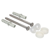 Sanivesk Potschroeven RVS Wit 2 stuks