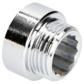 Sanivesk Kraanverlengstuk 1/2"Fx1/2"M L10mm Chroom