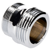 Sanivesk Draad Recht Overgang M24Mx3/4"M Chr