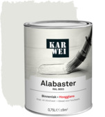 KARWEI binnenlak hoogglans RAL 9003 alabaster 750 ml 