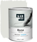 KARWEI binnenlak zijdeglans RAL 9016 bone 750 ml 