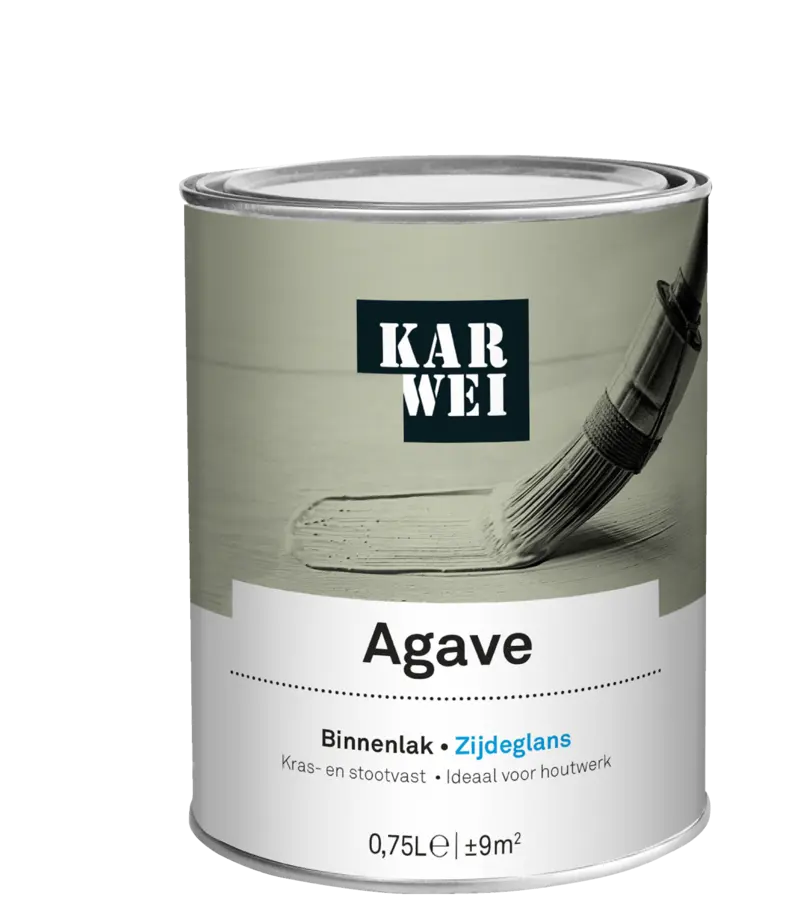 KARWEI binnenlak zijdeglans agave 750 ml 