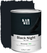 KARWEI binnenlak mat RAL 7021 black night 750 ml 