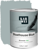 KARWEI binnenlak mat boathouse blue 750 ml 