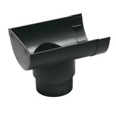 Martens einduitloop t.b.v. mastgoot antraciet 100 mm