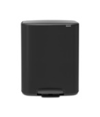 Brabantia Bo Prullenbak - 2 x 30 l - Matt Black