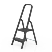 Altrex huishoudtrap Grand Step Black 2 treden zwart