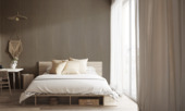 Lattenwand vilt op vilt licht bruin  260 x 52,5 cm dikte 9+9 mm 2.73m²