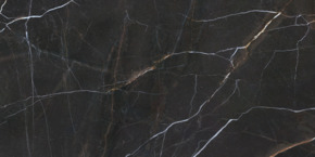 Wandtegel Midnight marmerlook 60 cm x 120 cm keramiek zwart 1,44 m²