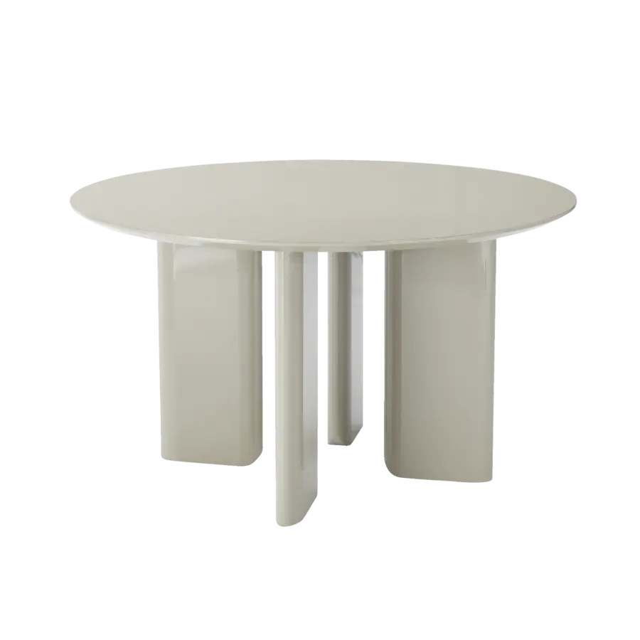 KARWEI eettafel Ivy beige hout ø 130 cm