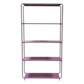 KARWEI wandkast Ezra roze metaal hoog model