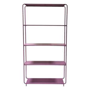 KARWEI wandkast Ezra roze metaal hoog model