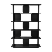 KARWEI wandkast Charlie bruin hout hoog model