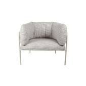 KARWEI fauteuil Noor beige stof met armleuning