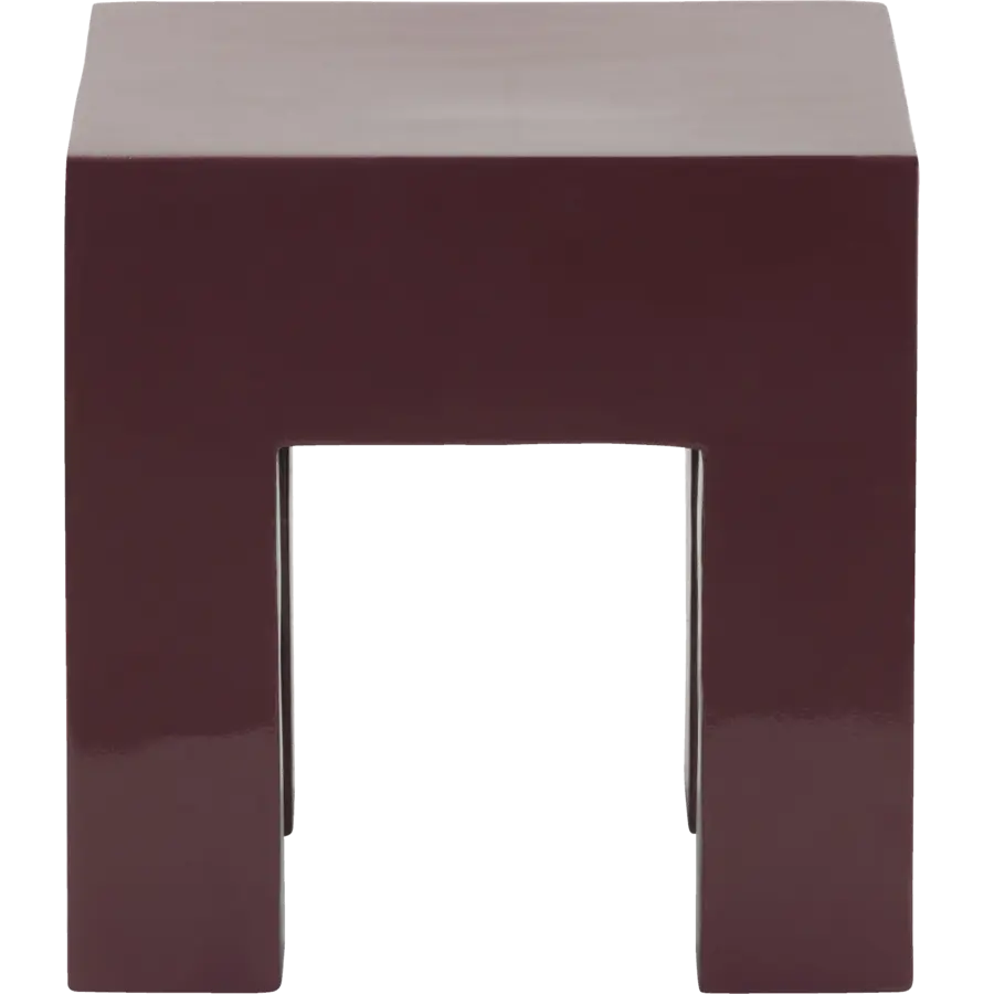 KARWEI bijzettafel Olivier burgundy 33 x 33 cm