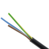 HANDSON Aansluitsnoer Neopreen 3 x 1,5 mm² 10 meter Zwart