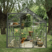 Royal Well Kate IV kweekkas aluminium groen-grijs 7,16 m²