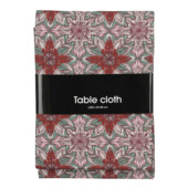 Tafelkleed bloem donker rood roze 250 x 140 cm