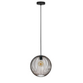 Eglo Hanglamp Almanzora 1-lichts zwart/koper Ø32 cm