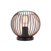 Eglo tafellamp Almanzora zwart-koper