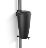 Elho regenton Green Basics zwart 33 x 73 x 38 cm, 35 L