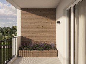 Lattenwand voor buiten grenen 240x14cm, 4 stuks per pak