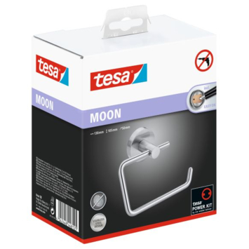 Tesa Moon toiletrolhouder RVS met anti-vingerafdrukcoating kopen? Toiletrolhouders | Karwei