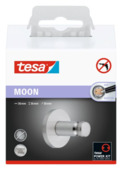Tesa Moon handdoekhaak RVS
