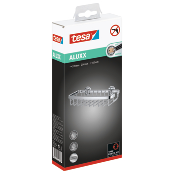 Tesa Aluxx doucherek hoogglans verchroomd kopen? Zeepbakjes & dispensers | Karwei