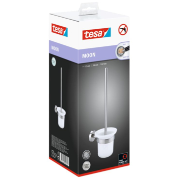 Tesa Moon toiletborstelset RVS kopen? Toiletrolhouders | Karwei