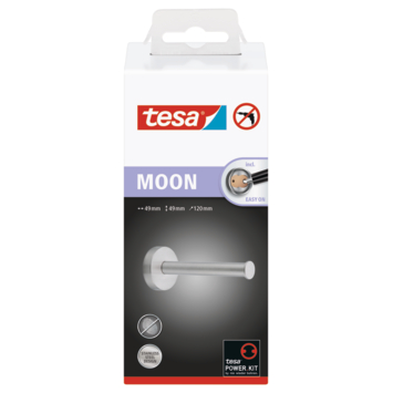 Tesa Moon reserverolhouder RVS look kopen? Toiletrolhouders | Karwei