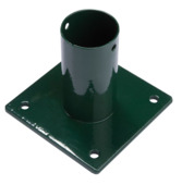 Giardino voet voor ronde tuinpaal groen 48 mm