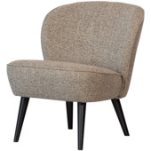 WOOOD fauteuil Sara naturel melange geweven Orari stof