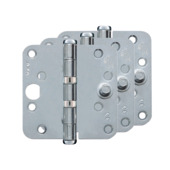AXA Veiligheidsscharnier kogellager afgeronde hoeken SKG 3-sterren verzinkt 89x89 mm 3 stuks